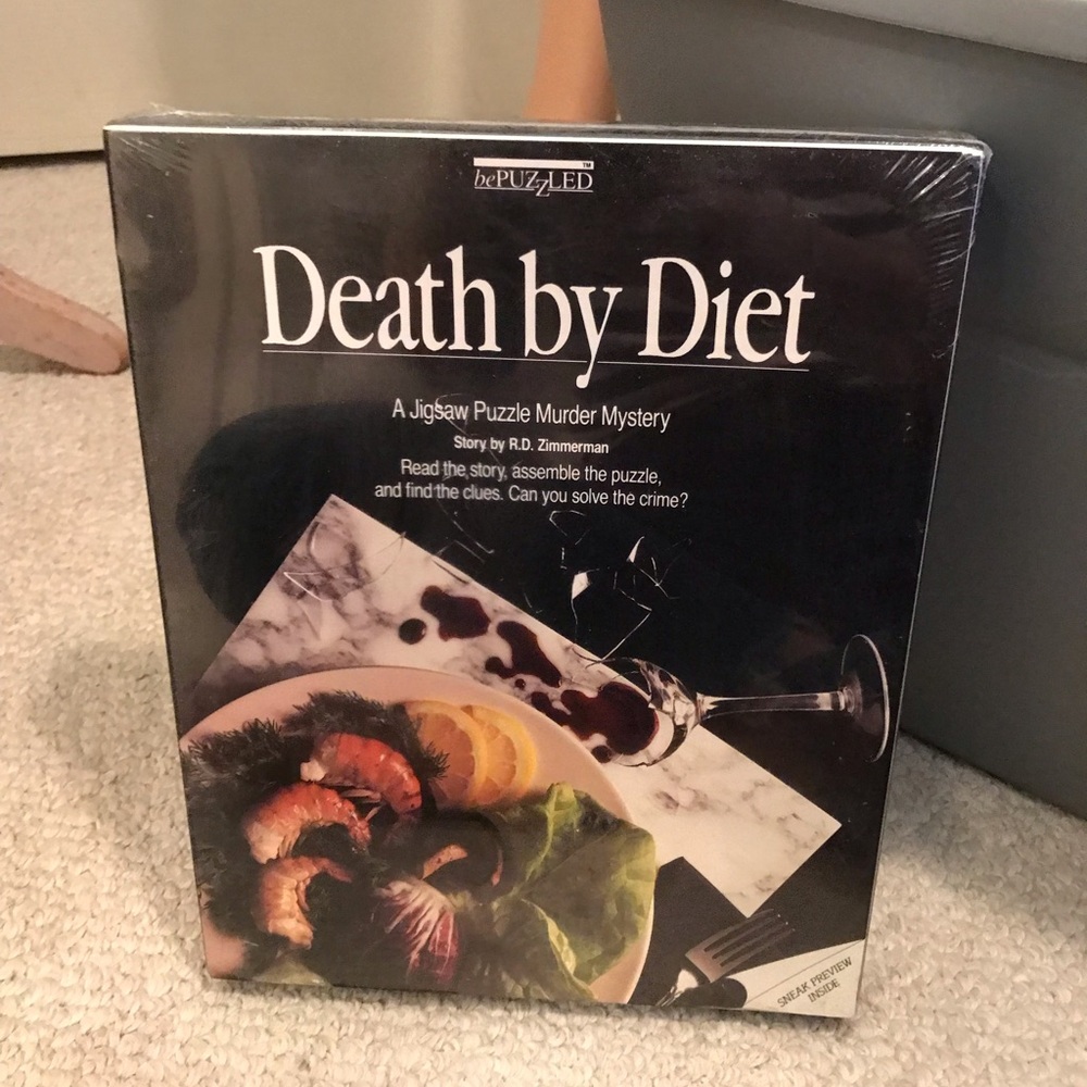 Death by Diet puzzle nwt 500 pieces